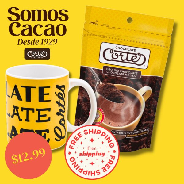Bundle Taza y Molido Cortés con Free Shipping